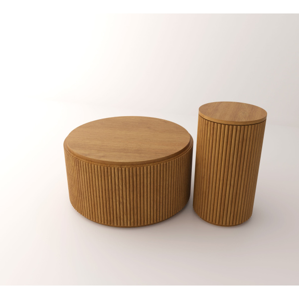 Pleated Coffee Table - Image 2